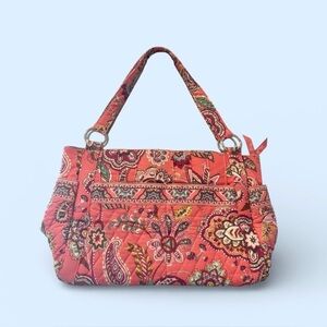 VERA BRADLEY STEPHANIE CALL ME CORAL Purse shoulder bag